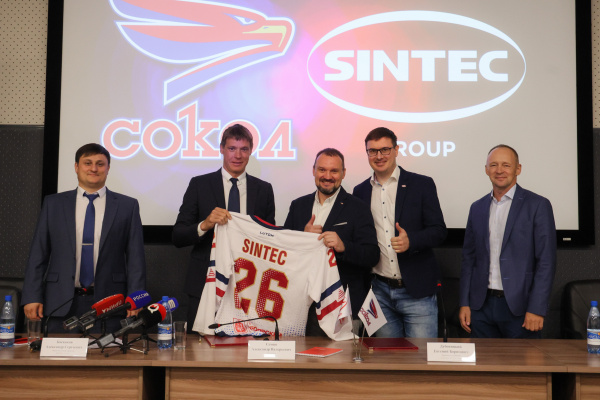 SINTEC Group – официальный партнёр хоккейного клуба «Сокол»